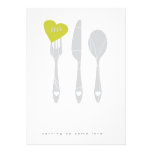 Serving Love Rehearsal Dinner Invitation