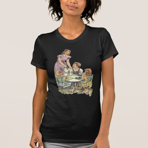 Serving Lunch T Shirts
