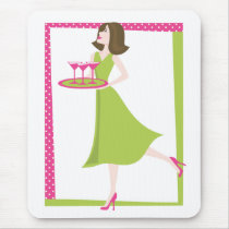 Serving Martinis mousepads by trennea Serving Martinis mousepads