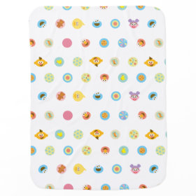 Sesame Pals Character Pattern Swaddle Blankets