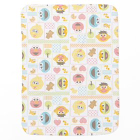 Sesame Street Furry Friends Pattern Baby Blanket