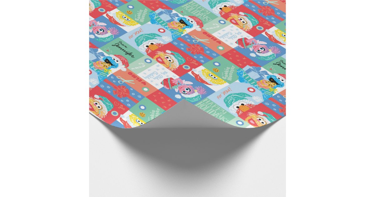 sesame street wrapping paper sesame street wrapping paper