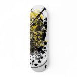 set3 yellow grunge skate deck