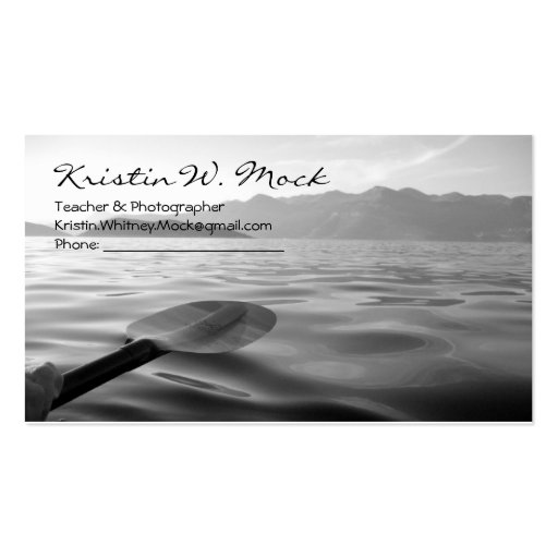 Set a sail on a moment of bliss business card template