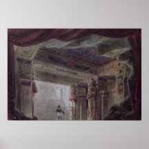 Set design for 'The Magic Flute' Poster