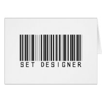 Set Designer Bar Code cards