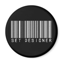 Set Designer Bar Code magnets by NotWorking Set Designer Bar Code magnets