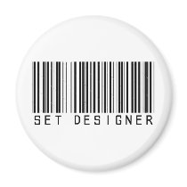 Set Designer Bar Code magnets by NotWorking Set Designer Bar Code magnets