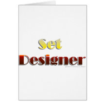 Set Designer (Text Only) Cards