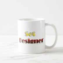 Set Designer (Text Only) Coffee Mugs