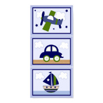Set of 3 in 1 Cambridge/Transportation 5x7 prints