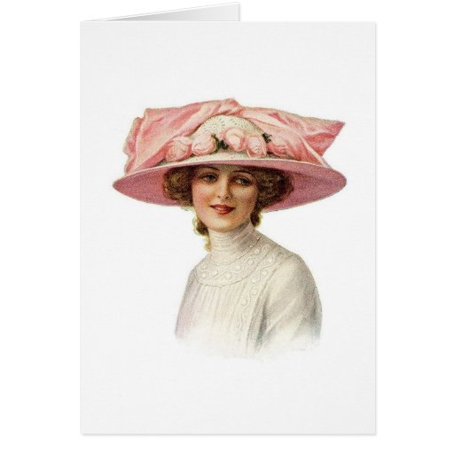 Set of Vintage Millinery Notecard (3)