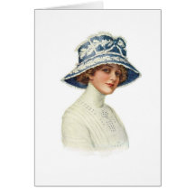 Set of Vintage Millinery Notecard (7)