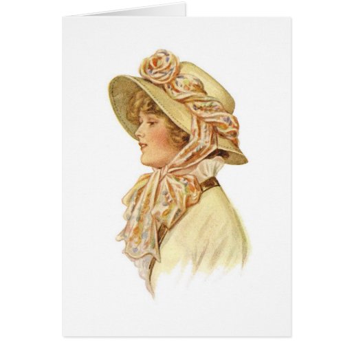 Set of Vintage Millinery Notecards [3B]