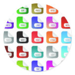 Set of website icons 03 stickers