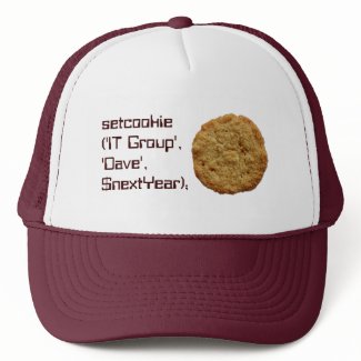 Setcookie Computer Crispy Cookie Group Team Cap hat