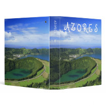 Sete Cidades, Azores 3 Ring Binder