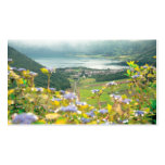 Sete Cidades crater - Pocket calendar Business Card Templates