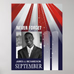 Setpember 11th 9/11 Memorial Photo Poster