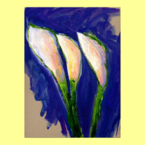 Setting Sail Lily Art Painting Poster Print posters