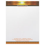 Setting Sun Double Border Letterhead