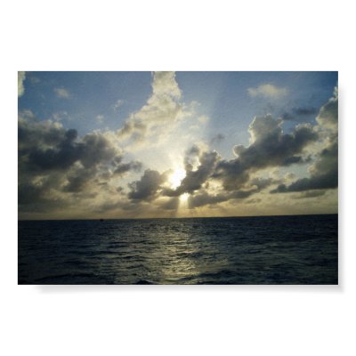 Setting Sun in Grand Cayman Posters by gibsoem