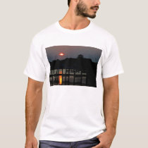 Setting Sun on Ocracoke t-shirts