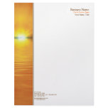 Setting Sun Side Border Letterhead