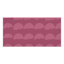 Setting Suns - Simple Transparent Abstract Pattern Customized Photo Card