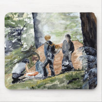 'Setting-up Camp' Mousepad by picklelillysdad 'Setting-up Camp' Mousepad