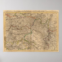 Settlements and forests in France 2 Print