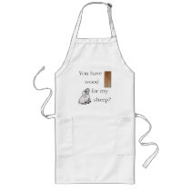 Settlers long apron by lulasail Settlers long apron