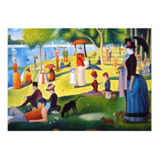 Seurat: A Sunday at La Grande Jatte Invitation