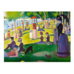 Seurat La Grande Jatte Postcard