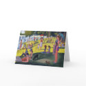 Seurat Parody Greeting Card by j2morrow Seurat Parody Greeting Card