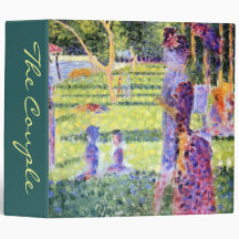 Seurat: The Couple 3 Ring Binders
