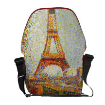 Seurat: The Eiffel Tower Commuter Bags
