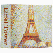 Seurat: The Eiffel Tower Vinyl Binders