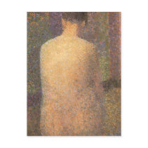 Seurat's Model From Behind postcards