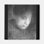 Seurat's mother by Georges Seurat Fridge Magnets