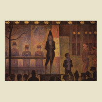 Georges Seurat's The Circus Sideshow