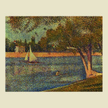 Seurat's The River Seine at La Grande-Jatte