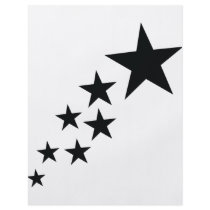 seven black stars icon flyers
