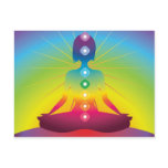 Seven Chacras/Chakra's Postcard