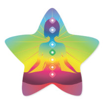 Seven Chacras/Chakra's Star Sticker