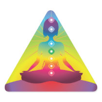 Seven Chacras/Chakra's Triangle Sticker