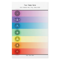 Seven Chakras Stationery