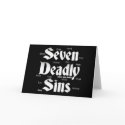 Seven Deadly Sins Logo cards