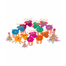 Seven deers again t-shirts