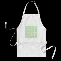 Seven Dirty Binary Codes aprons